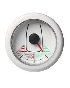 VDO 2-1/16" (52MM) OceanLink Rudder Angle Left / Right White Dial & Bezel A2C1066090001