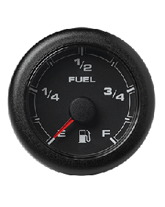 VDO 2-1/6" (52mm) OceanLink Fuel Level Empty &ndash; Full Black Dial & Bezel A2C1065930001