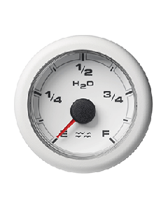 VDO 2-1/16" (52mm) OceanLink Waste Water Empty &ndash; Full White Dial & Bezel A2C1065900001