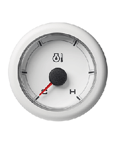 VDO 2-1/16" (52mm) OceanLink Engine Oil Temperature Cold / Hot (300 &deg;F) - White Dial & Bezel A2C1065880001