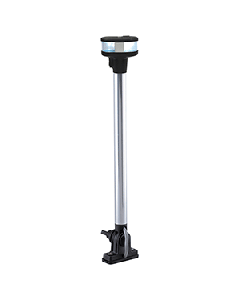 Perko Folding Masthead Light Vertical Combo Mast/All-Round 12-13/16" High Sail or Power 1684DP0CHR