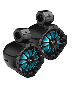 BOSS AUDIO 6.5" AMPLIFIED WAKE TOWER MULTI-COLOR ILLUMINATED B62RGB