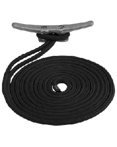 Sea-Dog Double Braided Nylon Dock Line - 3/4" x 30' - Black 302119030BK-1