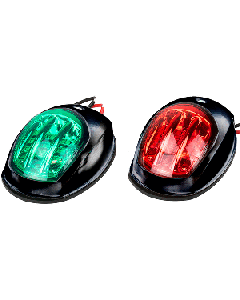 SEA DOG BLACK NYLON LED NAVIGATION LIGHTS PORT &