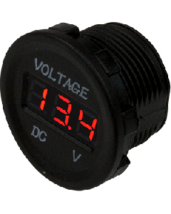 SEA DOG ROUND VOLTAGE METER 6V-30V