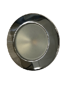 Lunasea Gen 3 Indoor/Outdoor Recessed 3.5&rdquo; LED Light - 2700K 85 CRI Dimmable COB LED - Warm White/Polished SS Bezel LLB-46WW-3A-SS