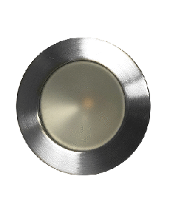 Lunasea Gen 3 Gen 3 Indoor/Outdoor Recessed 3.5&rdquo; LED Light - 2700K 85 CRI Dimmable COB LED - Warm White/Brushed SS Bezel LLB-46WW-3A-BN