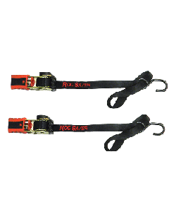 Rod Saver Mini Retractable Tie Down w/Soft Hook - 50" - Pair RT50SH