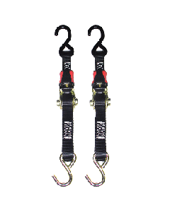 Rod Saver Rubber Ratchet Tie-Down - 1" x 4' - Pair RTD4