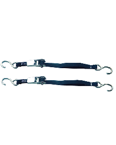 Rod Saver Stainless Steel Ratchet Tie-Down - 1" x 6' - Pair SSRTD6
