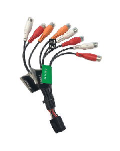 FUSION Wire Harness f/ MS-RA770 Stereo - Zone 3 and 4 (E Port-RCA) 010-12812-02