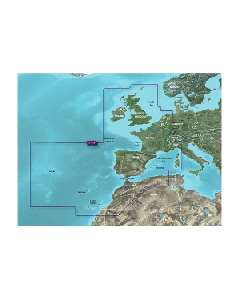 GARMIN VEU722L EUROPE ATLANTIC COAST BLUECHART G3 VISION