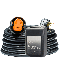 SmartPlug RV Kit 30 Amp 30' Dual Configuration Cordset - Black (SPX X Park Power) and Non Metallic Inlet - Black R30303BM30PB