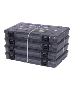 Plano KVD 4-Pack 3700 Stowaway Smoke w/Black Latches PLAMS7024