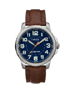 TIMEX EXPEDITION BLUE DIAL BROWN STRAP TW4B16000JV