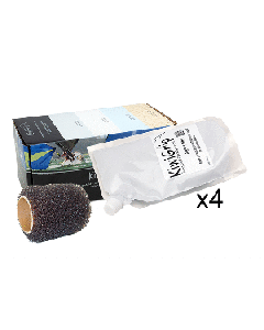 KIWIGRIP GREY 4 LITER POUCH AND ROLLER KG-4GP-R