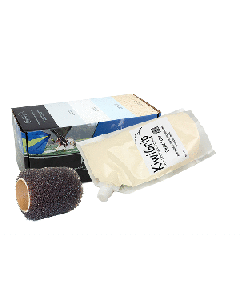 KiwiGrip 1 Liter Pouch - Cream w/4" Roller KG-1CP-R