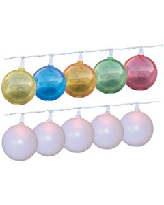 Prime Products Patio Globe Lights White PPD 129001