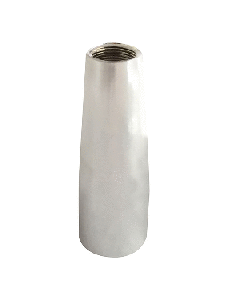 Glomex RA300 Antenna Adapter - Chrome - 5/8" - 24 Thread to 14 Thread - 1-1/4" RA358
