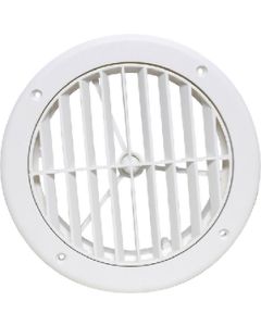 Valterra A/C Vent Louvered 5  White VLT-A103363VP