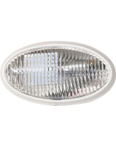 VALTERRA OVAL PORCHLIGHT/WHITE/W-SWITCH DG71257VP