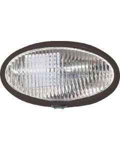 VALTERRA OVAL LED PORCHLIGHT BLACK DG724 DG72408VP