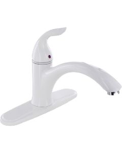 Valterra 8In Single Lever Kitchen White VLT PF231221