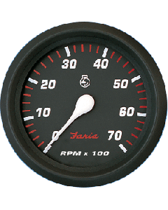 Faria Beede Instruments FARIA PROFESSIONAL RED 4" TACHOMETER (7000 RPM) ALL 34617
