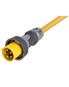 Marinco 100 Amp 120/208V 4-Pole, 5-Wire Shore Power Cable - No Neutral Wire - One-Ended Male Only Cord - Blunt Cut - 100' CW100IT5