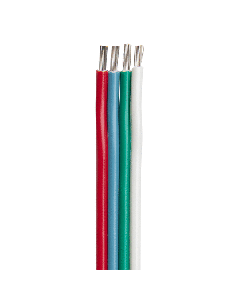 ANCOR BONDED CABLE 14/4 AWG FLAT 1000FT RD/LB/GN/WH 160299