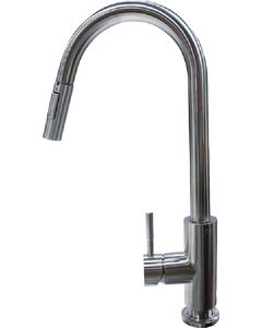 LIPPERT FAUCET PULL DOWN BULLET SS 719333