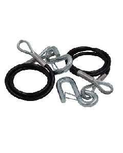 C.E. Smith Safety Cables - 3500lb Capacity - PVC Coated - Pair 16662A