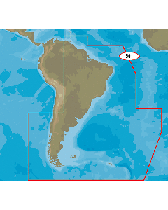 C-MAP 4D SA-D501 GULF OF  PARIA TO CAPE HORN SA-D501