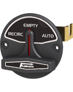 FLOW RITE RECIRC/EMPTY/AUTO BK/WHT LETT MPC-1-03-100