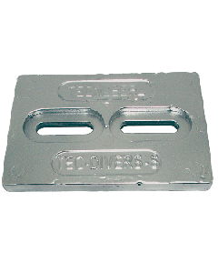 TECNOSEAL MINI ALUMINUM PLATE ANODE 6" X 4" X 1/2" TEC-DIVERS-SAL
