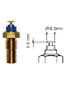 VERATRON ENGINE OIL TEMP SENSOR - SINGLE POLE, SPADE 323-801-010-001D