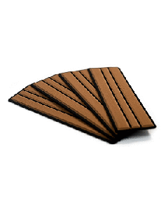 SEADEK 3.75" X 12.75" X 6MM 4-PIECE STEP KIT MOCHA/BLACK 23902-80093