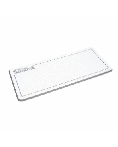 SEADEK 14" X 36" 20MM DUAL DENSITY SMALL HELM PAD WHITE/ 37925-80375