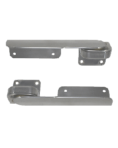 TACO COMMAND RATCHET HINGES 9 3/8" POLISHED 316 STAINLESS H25-0016