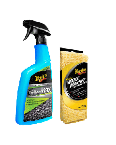 MEGUIAR'S HYBRID CERAMIC WAX W/WATER MAGNET MICROFIBER G190526-X2000KIT