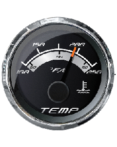 FARIA PLATINUM 2" WATER TEMP GAUGE (100 - 250 DEG F) 22017