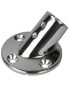SEA DOG RAIL BASE FITTING 2 3/4" ROUND BASE 45 DEGREE
