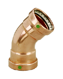 Viega ProPress 2-1/2" - 45&deg; Copper E 20653