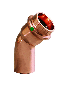Viega ProPress 1/2" - 45&deg; Copper Elb 77637