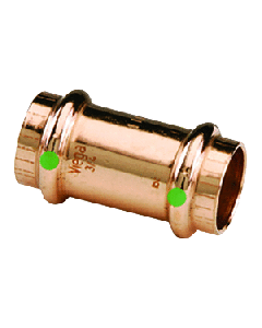 Viega ProPress 2" Copper Coupling w/Stop 78072