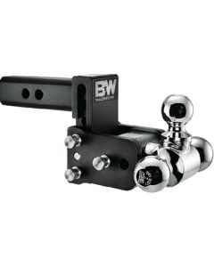 B&W TS20048B Trailer Hitches Tow & Stow Tri Ball Receiver Hitch Fits 2-1/2" Receiver
