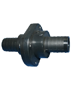 T-H MARINE DOUBLE BARB INLINE SCUPPER 1-1/8" BLACK 