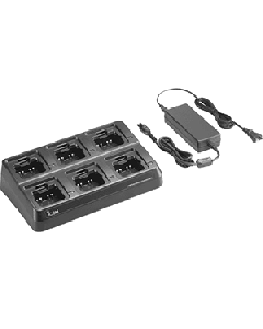 ICOM 6 GANG CHARGER WITH AC ADAPTER FOR M85 & M85IS