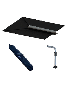 TACO SHADEFIN WITH BLACK FABRIC, BAG AND FIXED ROD T10-3000-4