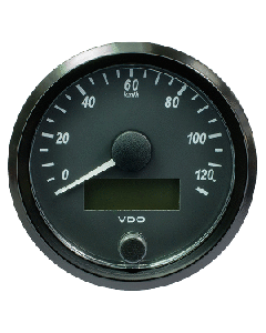 VDO SINGLEVIU 80MM (3-1/8") SPEEDOMETER - 140 MPH A2C3832920030